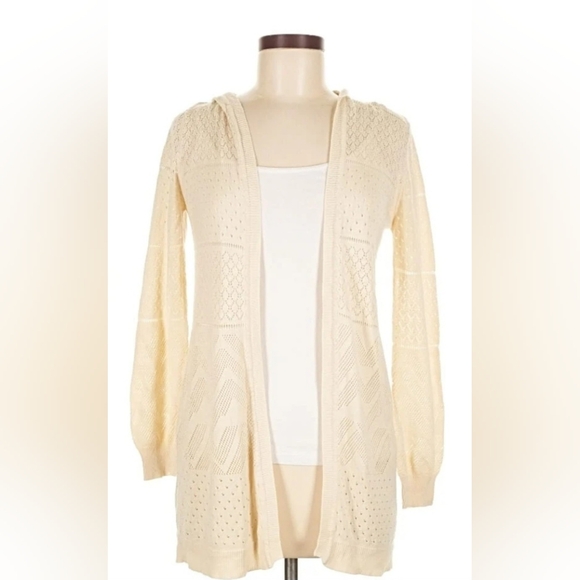 Pink Republic Cream Open-Front Cardigan- Size Medium- NWOT!! - Picture 2 of 8
